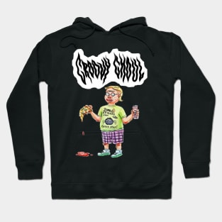 Groovy Ghoul Nerd Pizza Hoodie